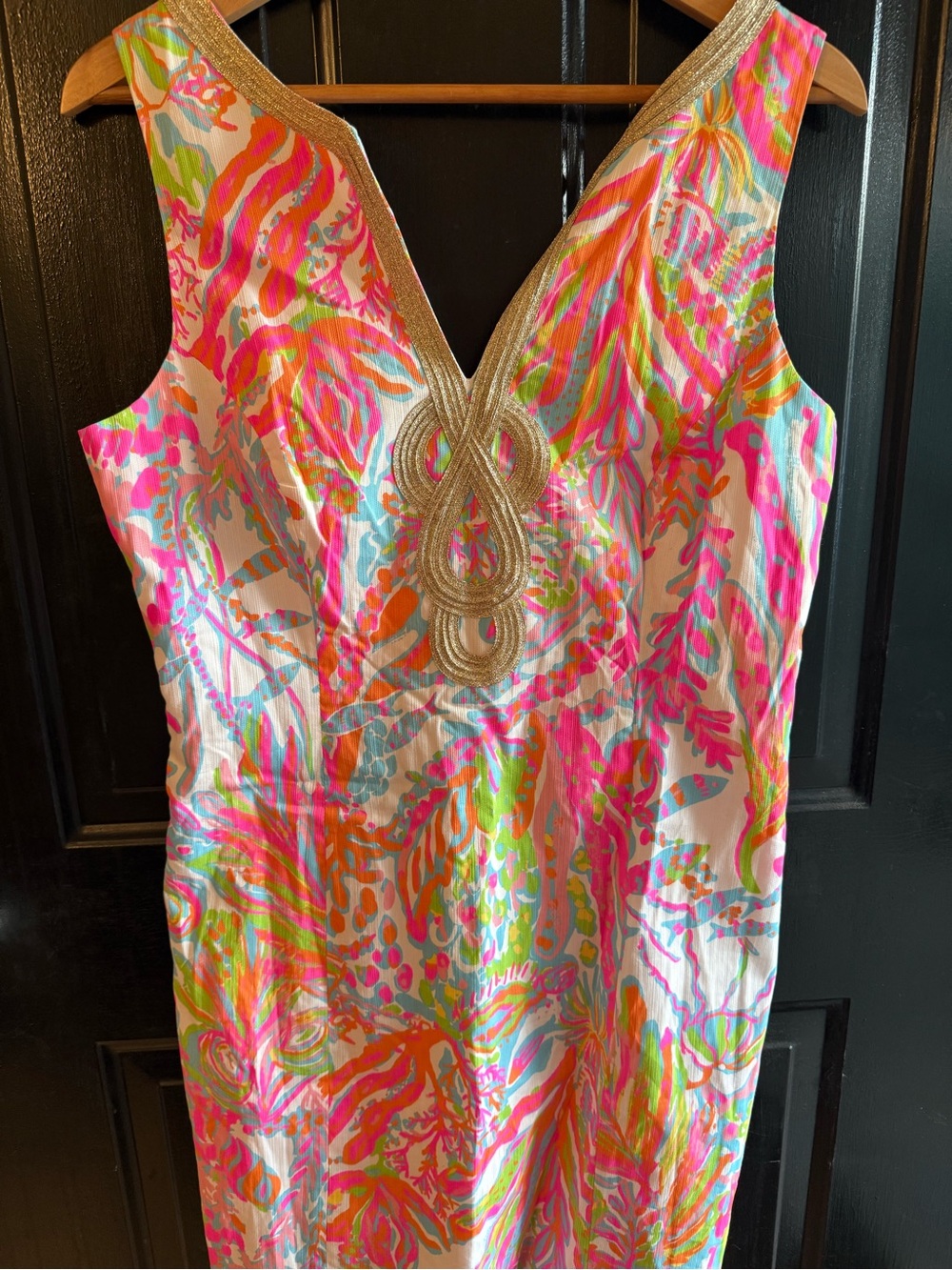 Lilly Pulitzer Janice Shift Dress, Scuba To Cuba Print, Size 12